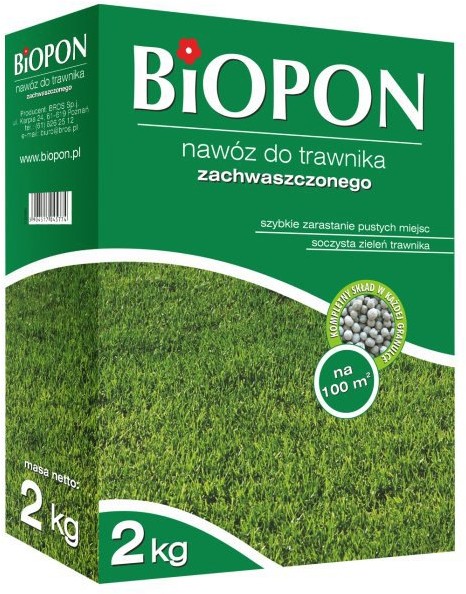 Biopon Nawóz do trawników zachwaszczonych 2 kg