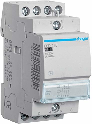 Hager esd426 stycznik 25 A 4 NC 24 V ESD426
