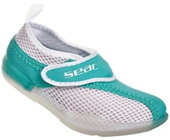 AQUA Seac unisex Baby Rainbow Jr Light do sportów wodnych buty Surf buty buty plażowe buty z neoprenu dla dzieci, biały 1500010018435A_Azur_Taille 33