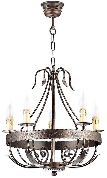 Lampa wisząca LOARA 5xE14/60W/230V