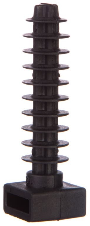 EM GROUP Kołek montażowy czarny do opasek F=8mm BMKN5458E 100szt.