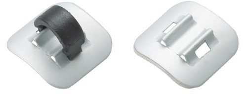 Jagwire Alloy Stick-on prowadnica kabla, 4-częściowy Srebrny Srebrny JA5098
