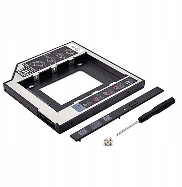 Kieszeń Obudowa Dysku Ssd Hdd 2,5 Sata 9,5MM DVD