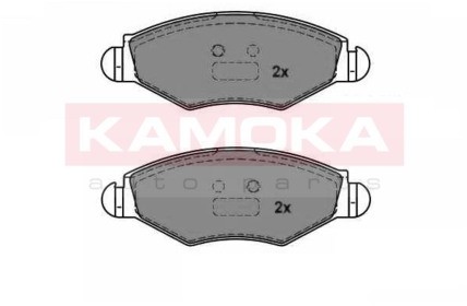 KAMOKA Zestaw klocków hamulcowych, hamulce tarczowe JQ1012756