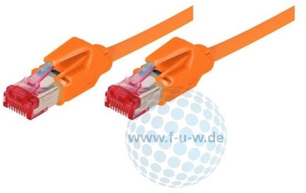 Tecline 71850 A Category 6 A Patch kabli Ethernet (S/FTP, PiMF, EIA/TIA, Class EA, 50 m) Pomarańczowy 4048889026434