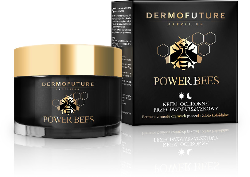 DermoFuture Power Bees Protective Anti-wrinkle Cream ochronny krem przeciwzmarszczkowy na dzień i na noc 50ml
