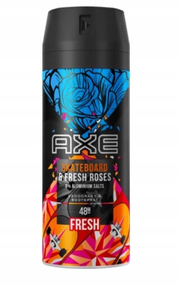 Axe Dezodorant w sprayu Fresh Rose, 150 ml