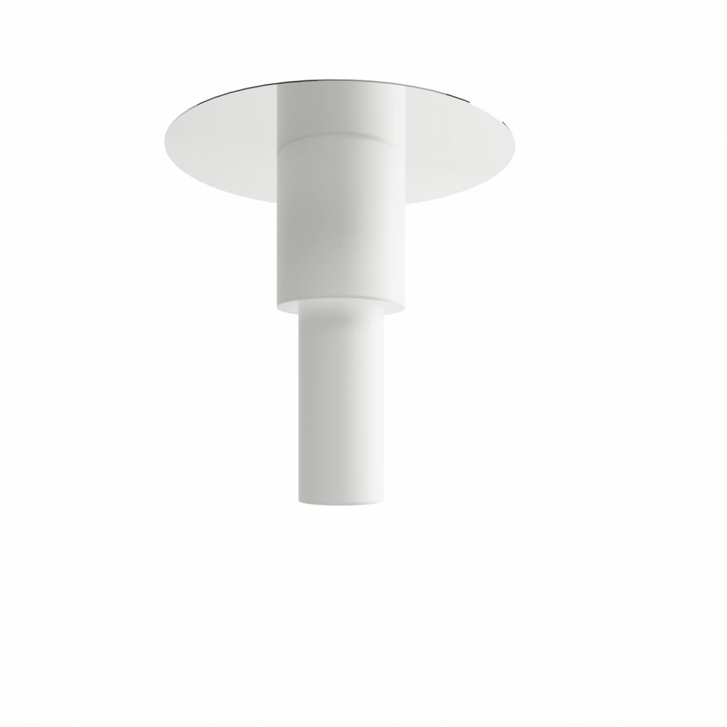 Thoro Oryginalna Lampa plafon TVAROR biały, chrom Sufitowa oprawa Atrakcyjny wzór Oświetlenie do salonu, sypialni Styl Loft Industrial THORO TH.105