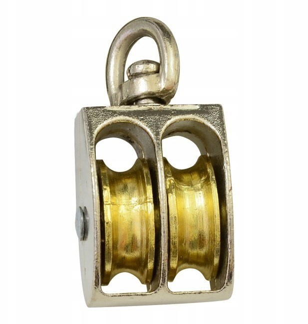 Bloczek Do Lin Podwójny Niklowany 3/4''