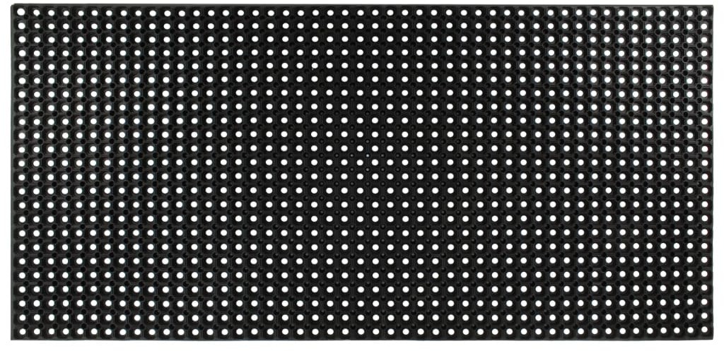 vidaXL Mata gumowa, wycieraczka, 16 mm, 100 x 200 cm