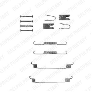 DELPHI Zestaw dodatków, szczęki hamulcowe LY1287