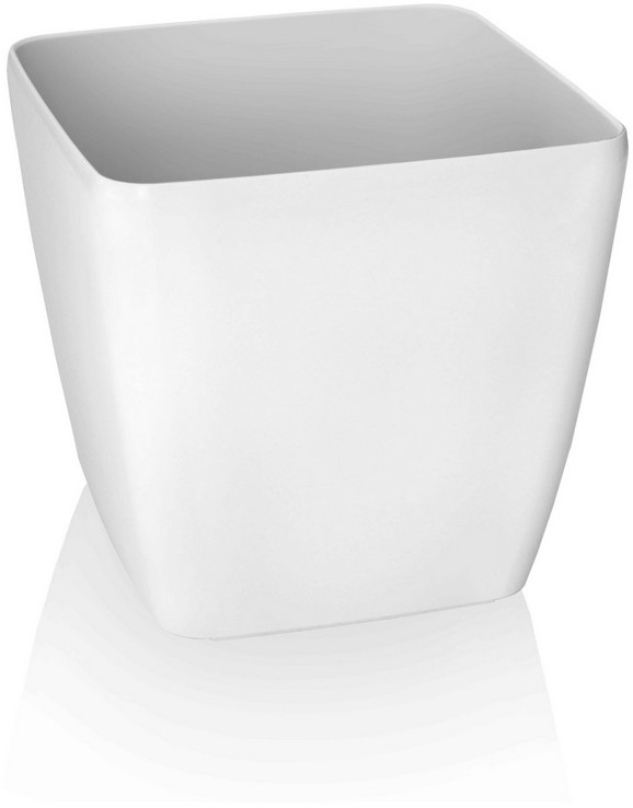 Flower Lover Osłonka na doniczkę Quadrato Easy biały, 22 cm