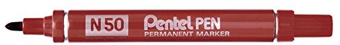 Pentel Marker Permanent stożkowej koronka, brązowy N50-E
