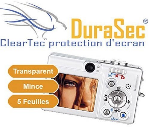DuraSec 5 x DuraSec ClearTec folia ochronna na wyświetlacz do HP Photosmart 320 1824