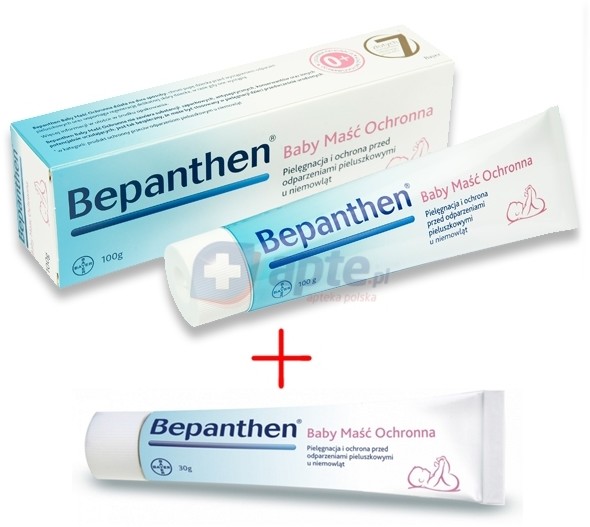 BAYER SP. Z O.O. Bepanthen Baby Maść Ochronna 100g + 30g GRATIS (ZESTAW)