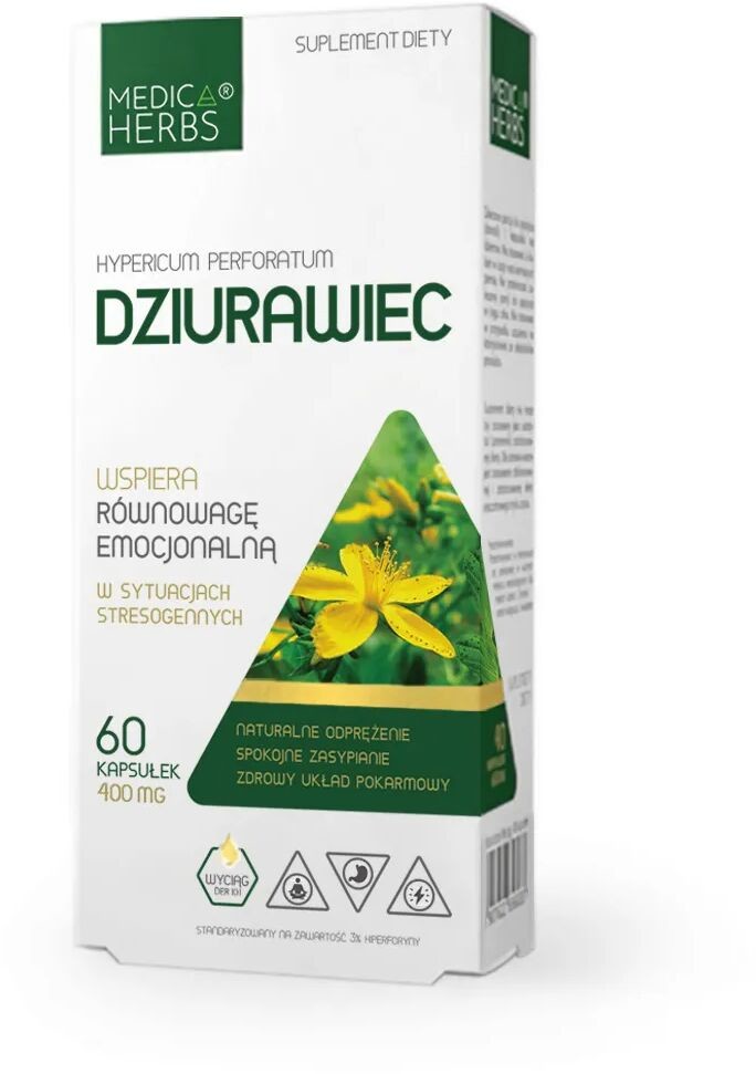 MEDICA HERBS Dziurawiec (Równowaga emocjonalna) 60 Kapsułek