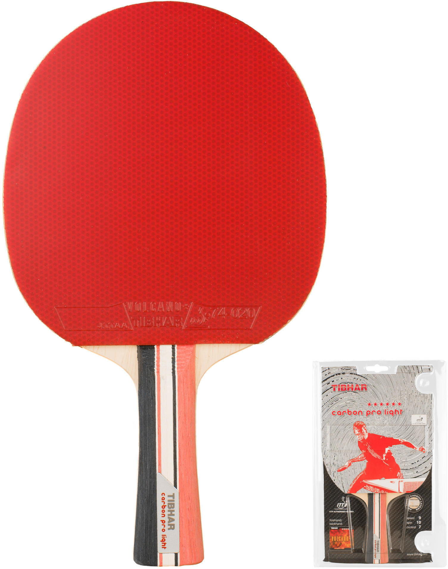 Tibhar Rakietka Do Tenisa Stołowego Carbon Pro Light 6* Unisex