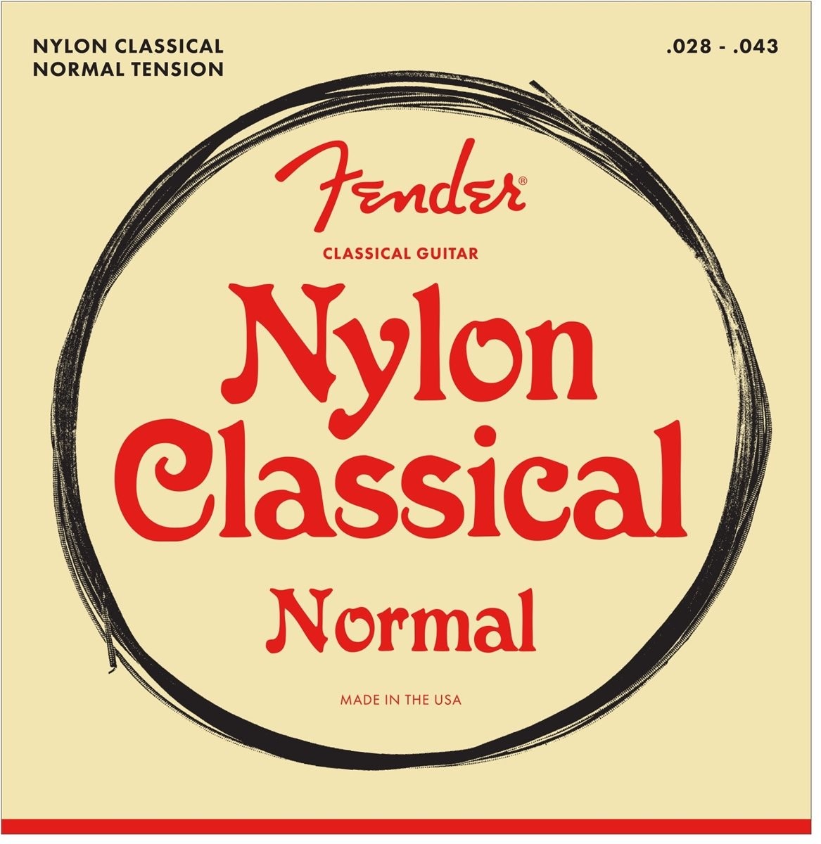 Fender 100 Nylon struny do gitary klasycznej