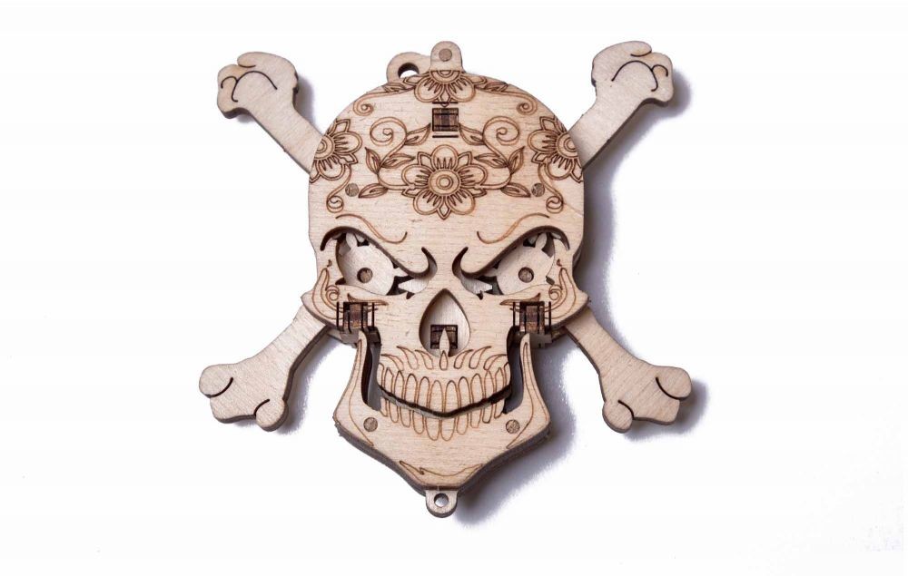 Zdjęcia - Puzzle i mozaiki Woodtrick Puzzle Mechaniczna Czaszka