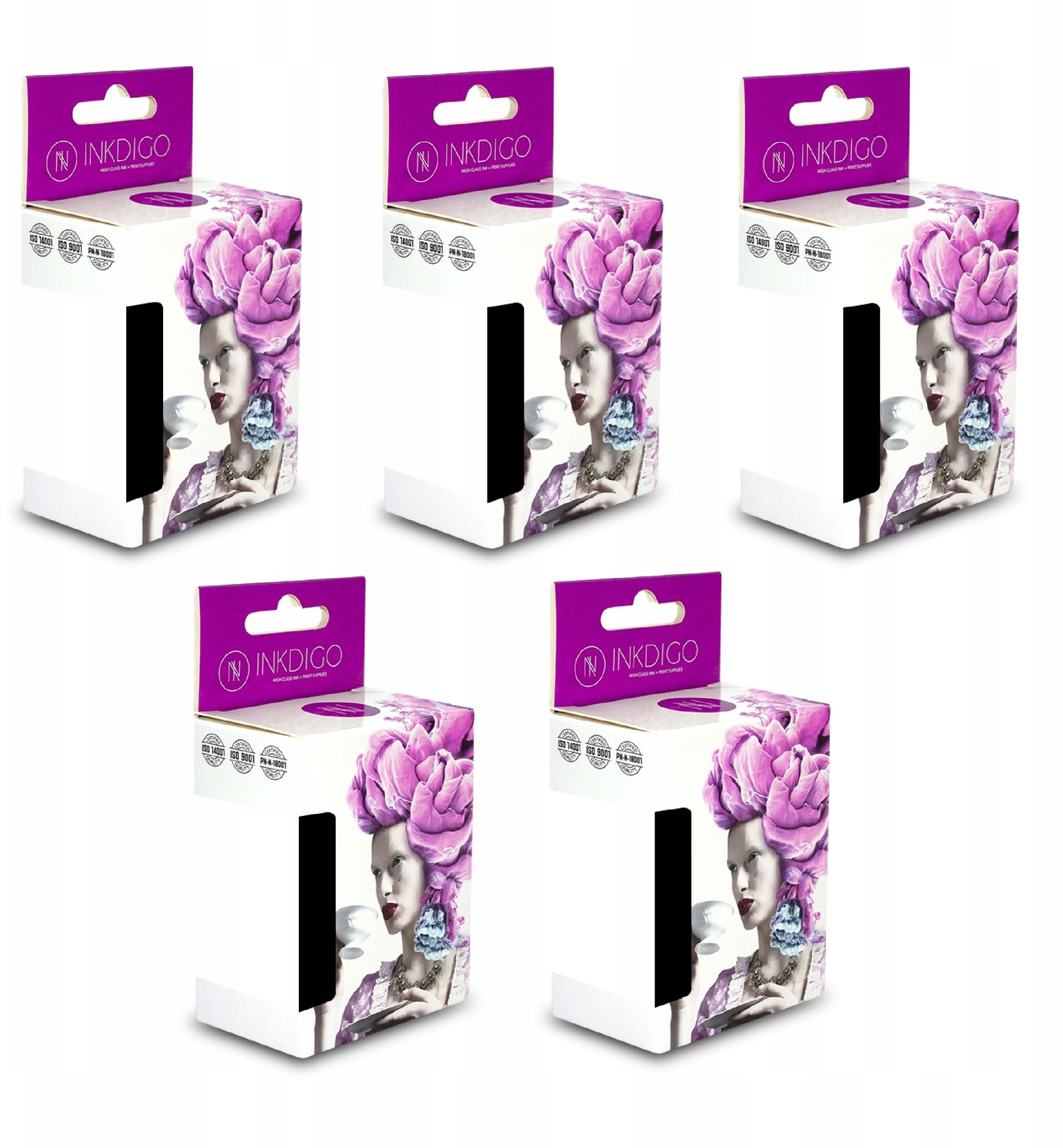5x Tusz Do Drukarki Pixma MG7550 Czarny + Kolory
