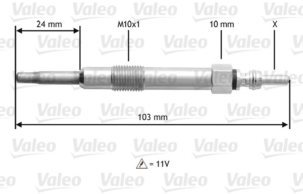 VALEO swieca zarowa 345114