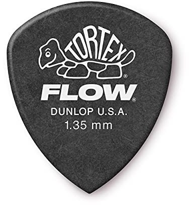 Dunlop Jim TORTEX FLOW PICKS standard 1,35 mm szary (zestaw 12 sztuk) 558P135