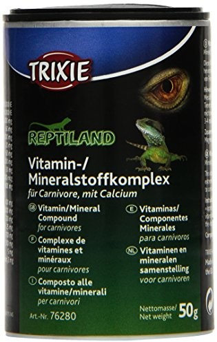 Trixie kompleks witamin / składników mineralnych dla gadów carnivore, 50 g, 3 sztuki (3 x 50 g) 4011905762807