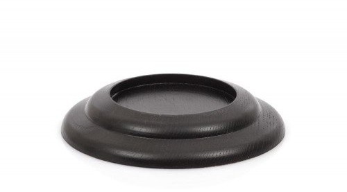 Podstawek pod fortepian drewniany czarny koło 80mm