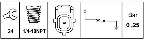 Hella 6zl 009 600  081 oeldruckschalter 6ZL 009 600-081