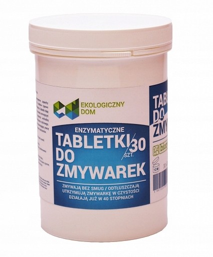Ekologiczne Tabletki do zmywarek, Eko Dom 30 Szt
