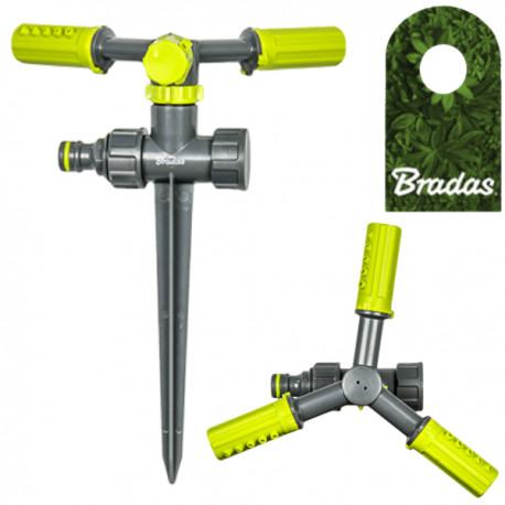 BRADAS 3-ramienny zraszacz obrotowy na kolcu LIME LINE LE-6107 4413 LE-6107