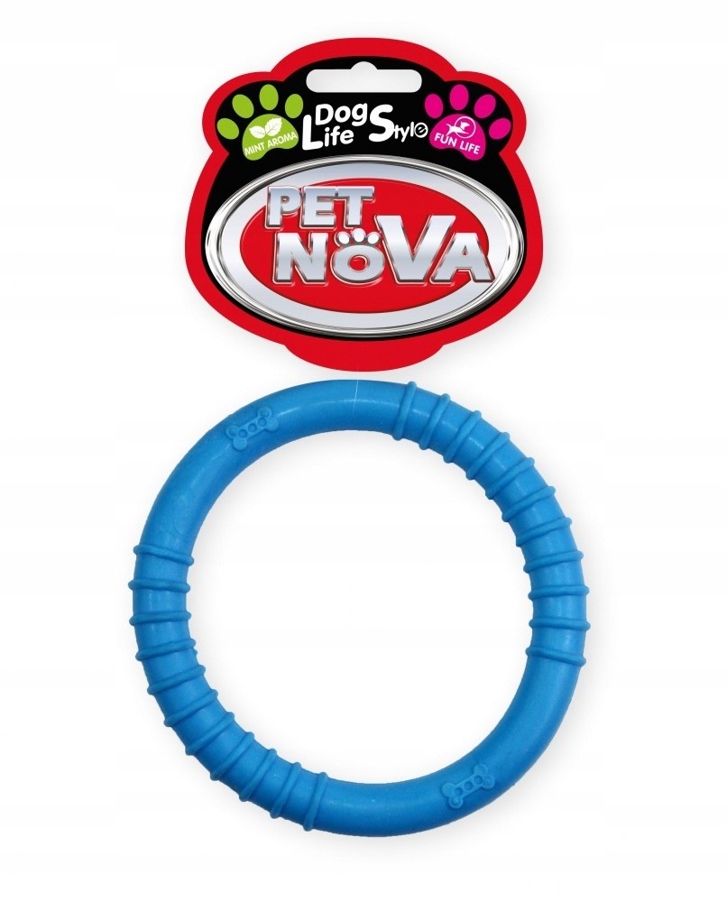 Ringo zabawka psa kauczuk Pet Nova 9,5 cm niebiesk