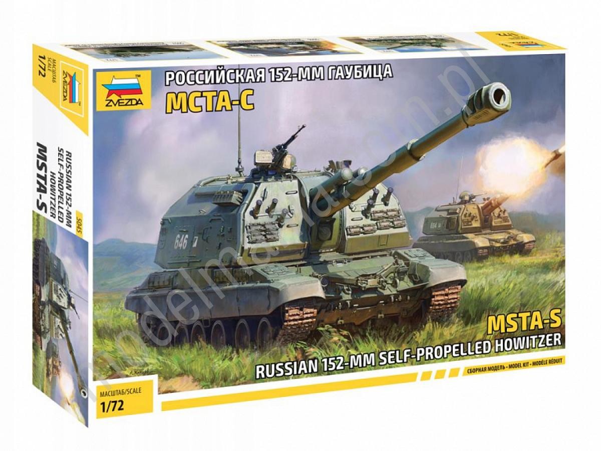 Zvezda Rosyjska 152-mm samobieżna haubica MSTA-S 5045
