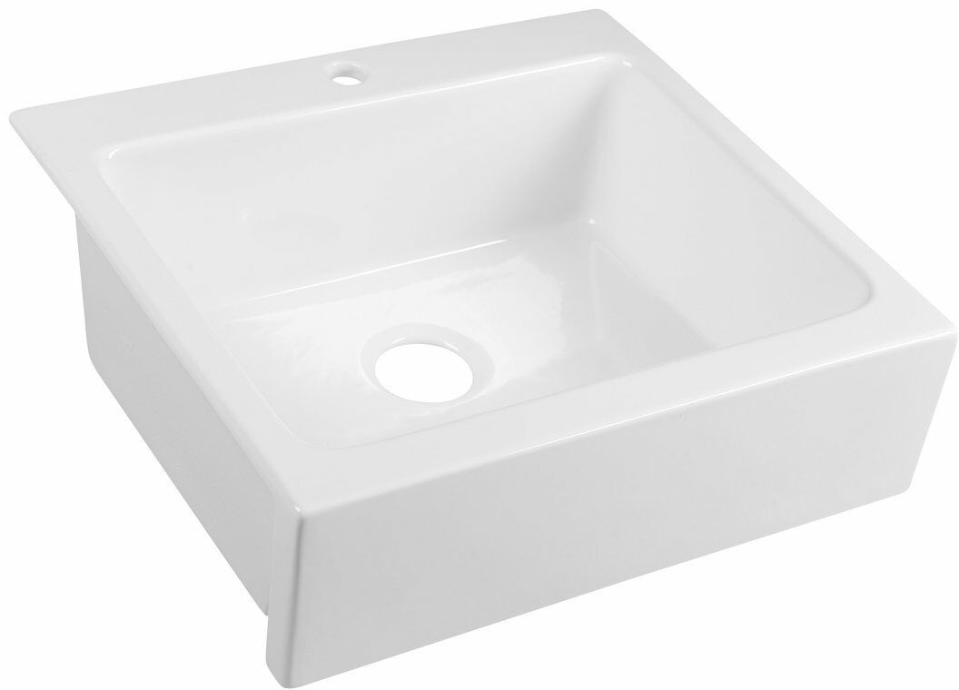 Sapho ARYA zlewozmywak ceramiczny 66x62cm biala 50166