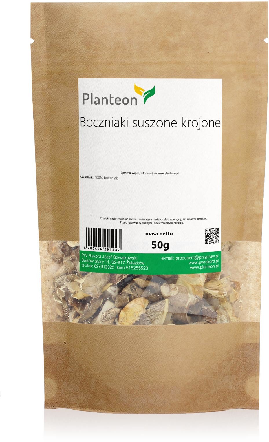 Planteon Boczniaki suszone krojone 50g 2-0701-01-3