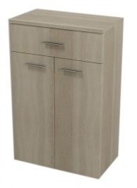 Aqualine ZOJA/KERAMIA FRESH dolna z szufladą 50x78x29cm, dub platin 50315