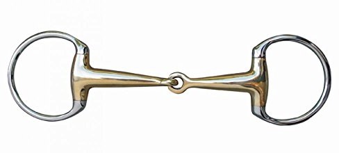 HKM wędzidło oliwkowe, 16 MM argentanu z pierścieniem stal nierdzewna, s 9869