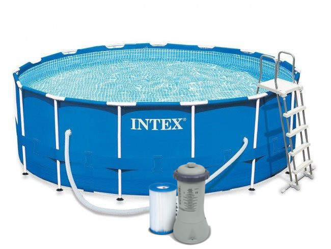 Intex Basen ogrodowy stelażowy Metal Frame 457 x 122 cm 6w1 28242