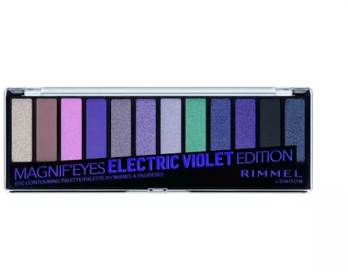 Rimmel MagnifEyes Eye Contouring Palette paleta cieni 008 Electric Violet Edition 14.16g