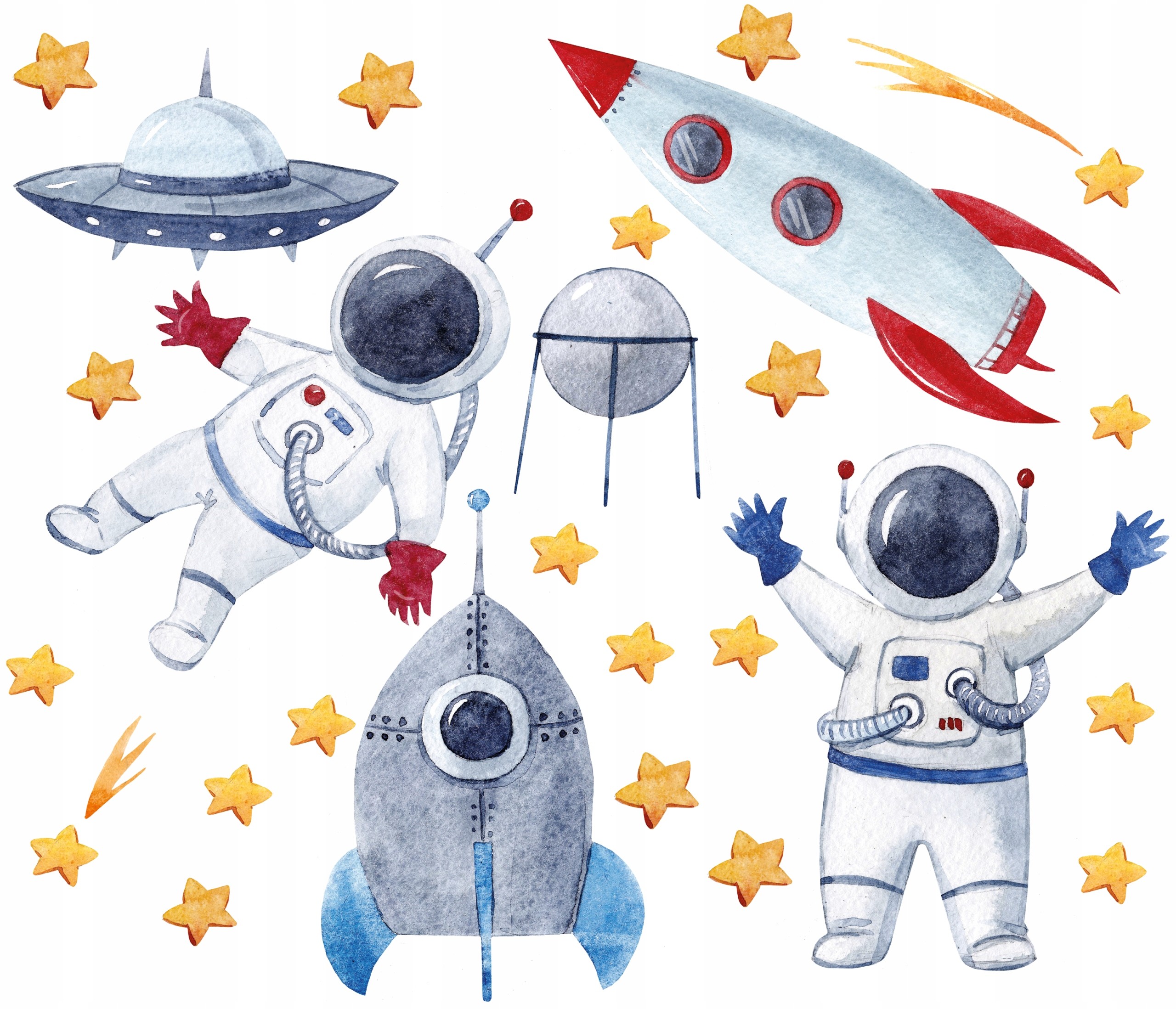 Naklejki Na Ścianę Space 50x100 cm Kosmos
