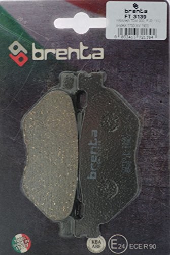 BRENTA Brenta okładziny hamulcowe organiczny motocykl do HYOSUNG GV 650 Aguila, Yamaha TDM 900, XVS 950 A FT 3139