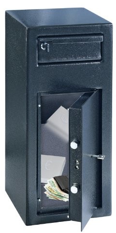 Rottner sejf rottner cash Matic 1 otwór wrzutowy z zamkiem versperrbarem wrzucanie i wyjmowania kieszeń z podwójnym zamkiem do brody t04723