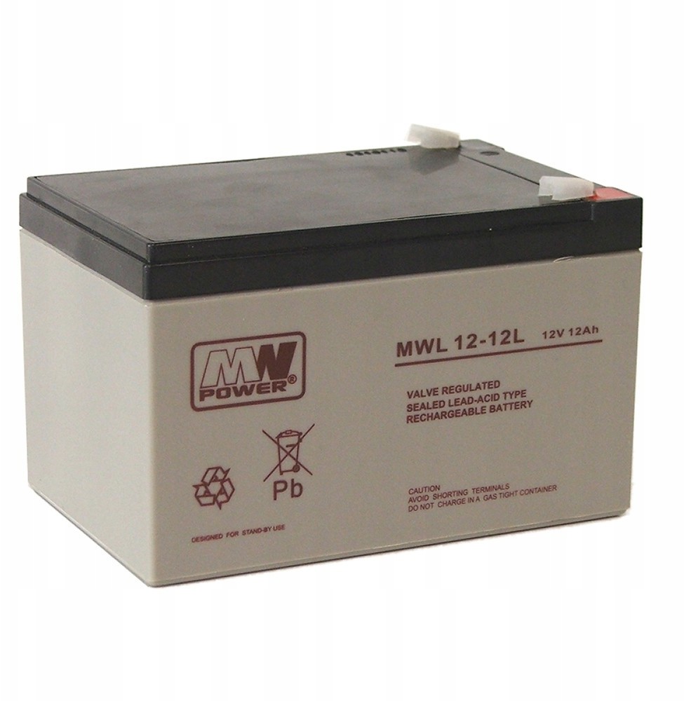 Akumulator Mw Power Mwl 12-12L (12Ah 12V)