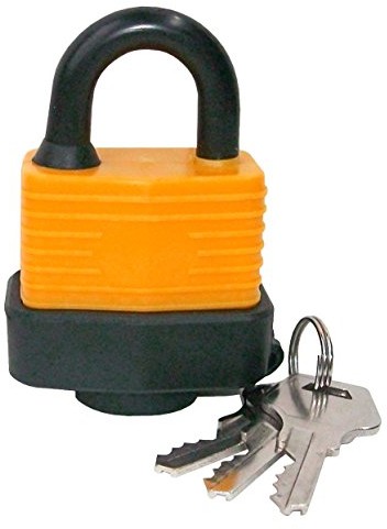 CON:P Kłódka con: P b34217 wodoszczelny 30 MM, ORANG B34217