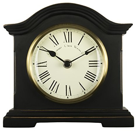 Towcester Clock Works Co. Acctim Falkenburg 33283 zegar kominkowy, czarny 33283
