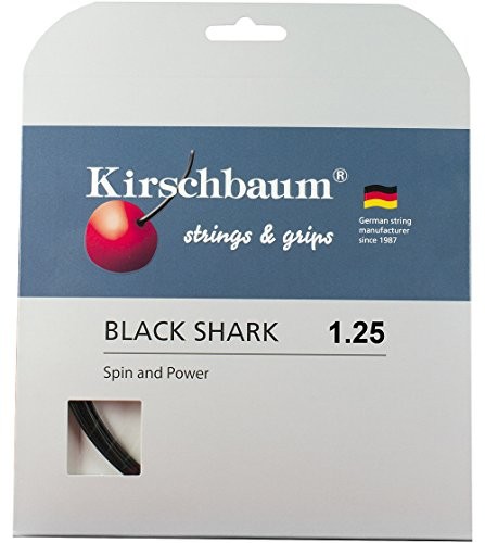 Kirschbaum naciąg Shark, czarny, 12 m, 0105190216800010 bs125-, 130-schwa-1,25 mm