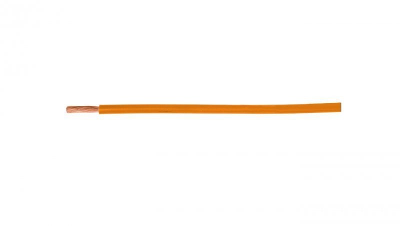 Elektrokabel Przewód instalacyjny H05V-K (LgY) 0,75 pomarańczowy /100m/ T0151 LGY 1 X 0,75 POMARAŃ
