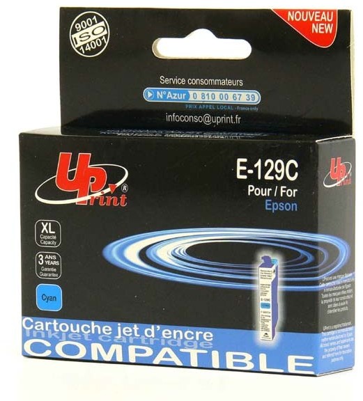 INK UPrint kompatybilny z C13T12924010 T1292 cyan E-129C dla Epson Stylus SX420W 425W Stylus Office BX305F 320FW IEPB129240CU