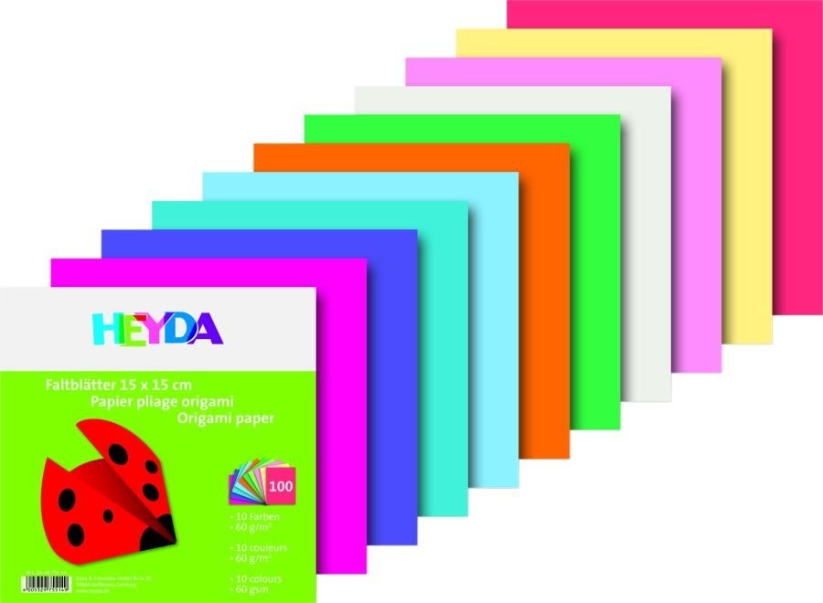 Heyda papier do origami, 100 arkuszy
