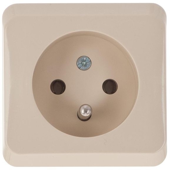 Schneider Electric Gniazdo pojedyncze 2P + Z PRIMA beżowy